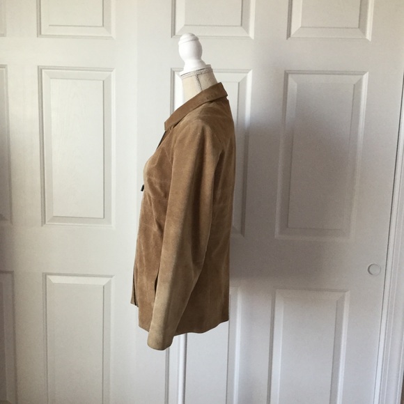 Tan Suede Jacket Great For Fall! - Picture 3 of 8